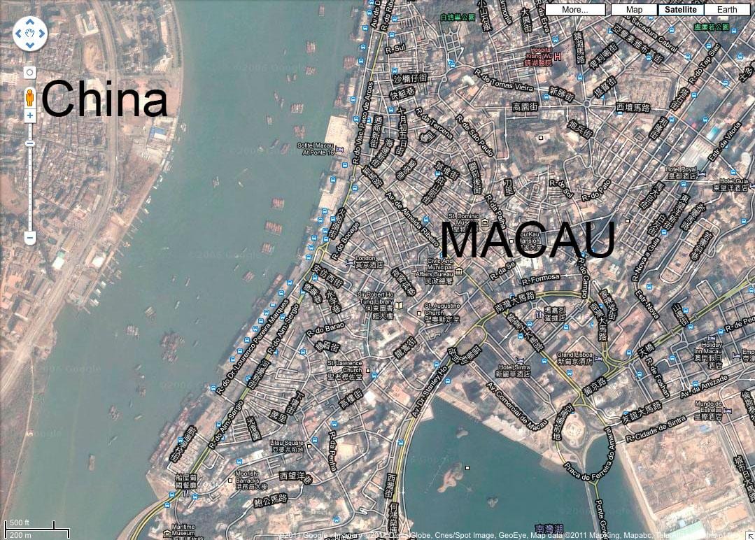 mapa san malo Macau