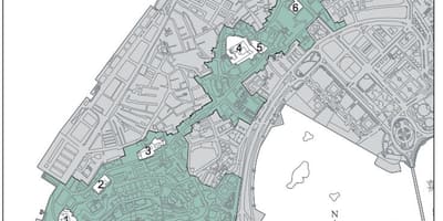 Mapa historického centra Macau