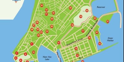 Macau vyhlídkové mapě