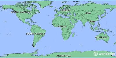 Mapa Macau místo na světě