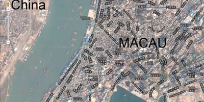 Mapa san malo Macau