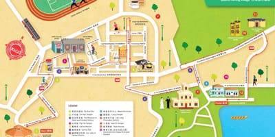 Mapa taipa village mapě